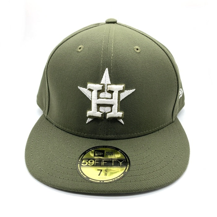 NEWERA ニューエラ HOUSTON ASTROS ヒューストンアストロズ 59FIFTY ベースボールキャップ オリーブ Size 7 5/8 (60.6cm) 福生店