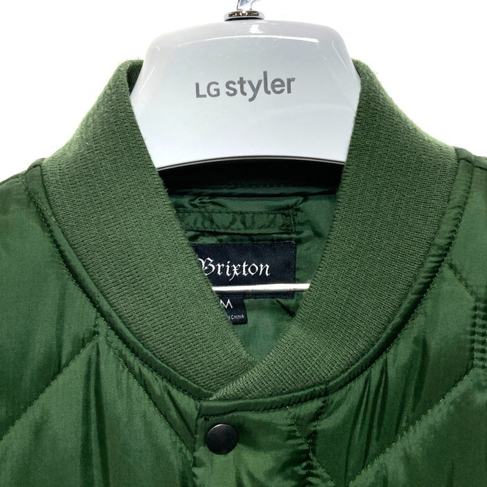 BRIXTON ブリクストン キルティング フルジップジャケット グリーン sizeM 瑞穂店