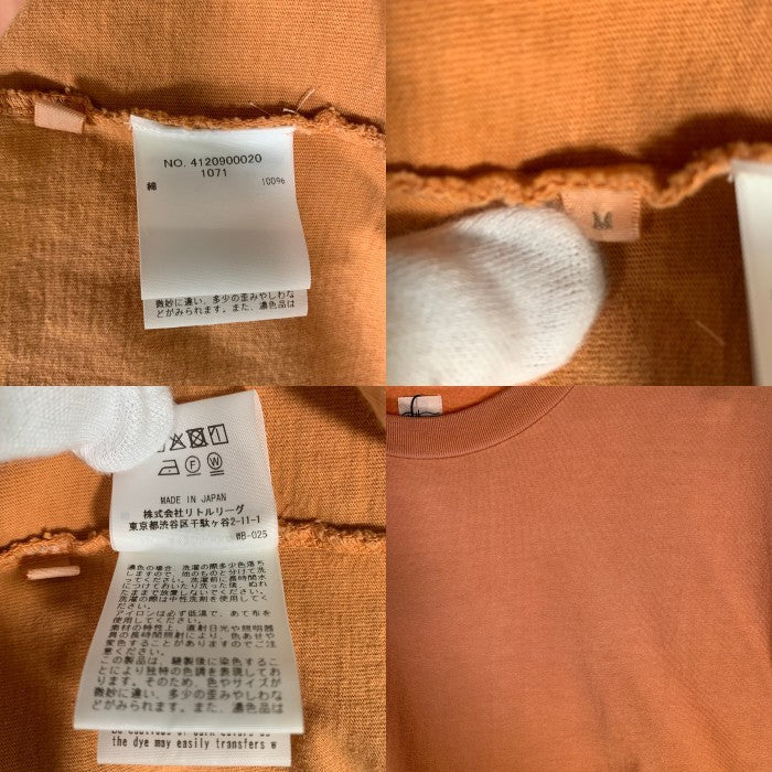 Ron Herman ロンハーマン 無地 半袖 Tシャツ シングルステッチ オレンジ Size M 福生店