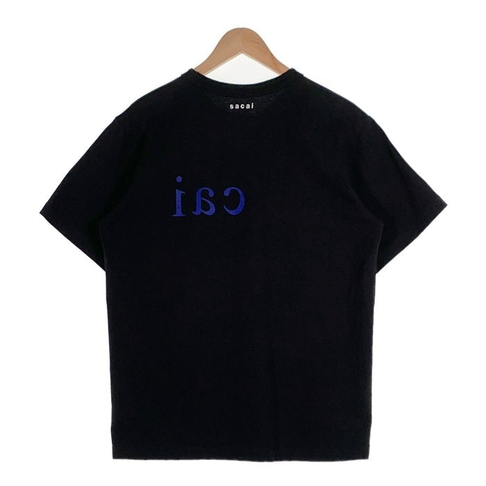 sacai サカイ A Magazine Curated By Sacai エーマガジン プリントTシャツ ブラック 23-0682S Size 3 福生店