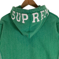 SUPREME シュプリーム 08AW Heather Pullover Hoodie フードロゴプリント プルオーバースウェットパーカー グリーン Size L 福生店