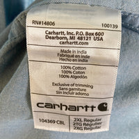 Carhartt カーハート コットン ボタンダウンシャツ タグ写真参照 半袖 Size 2XL 瑞穂店