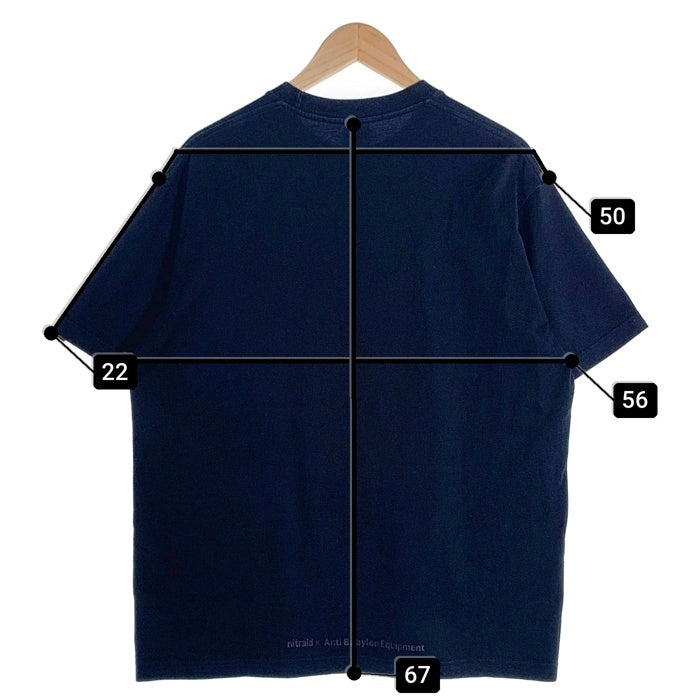 NITRAID ナイトレイド プリント Tシャツ ブラック 女性 Size XL 福生店