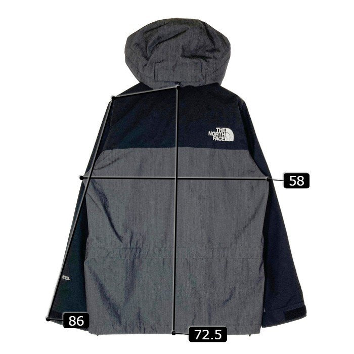 THE NORTH FACE ノースフェイス NP12032 マウンテンライト デニムジャケット ブラック×グレー sizeM 瑞穂店