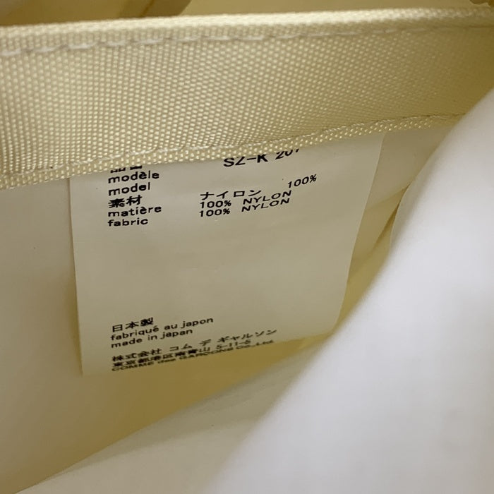 CDG シーディージー コムデギャルソン ロゴプリント ナイロンショルダーバッグ アイボリー SZ-K207 福生店