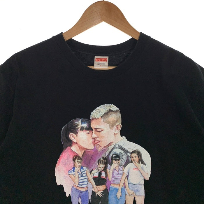SUPREME シュプリーム 17AW Kiss Tee キス プリントTシャツ ブラック Size L 福生店