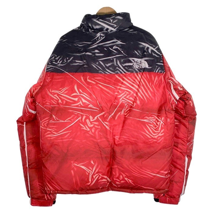 SUPREME シュプリーム 23SS THE NORTH FACE ノースフェイス PC Printed Nuptse Jacket プリント ヌプシジャケット ダウン レッド ND02300I Size L 福生店