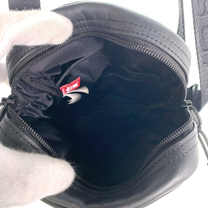 SUPREME シュプリーム 24AW Leather Shoulder Bag レザーショルダーバッグ ブラック 福生店