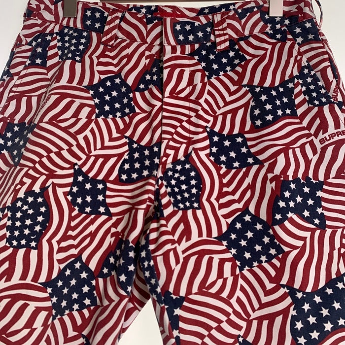 SUPREME シュプリーム 20SS WORK SHORT FLAGS ショーツ ショート ハーフパンツ 星条旗 アメリカ国旗 Size 34 福生店
