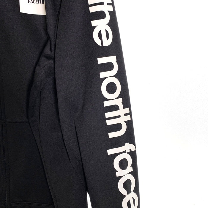 THE NORTH FACE ノースフェイス ボックスロゴアームプリント ジップアップパーカー ブラック ポリエステル NF0A3RUKKY4 Size L 福生店