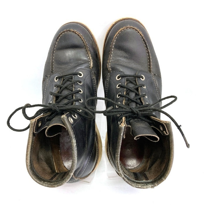 RED WING レッドウィング 8179 刺繍羽タグ ブラック sizeUS8 瑞穂店