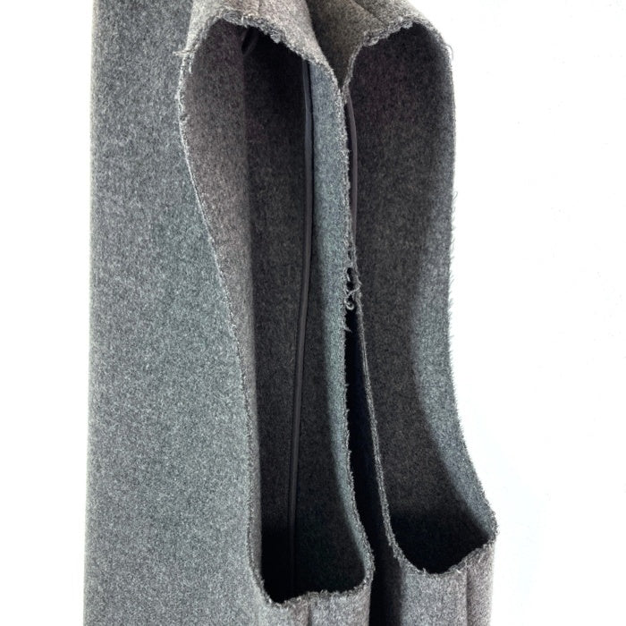 ENFOLD エンフォルド 3009A230-0780 アッシュクメルトンロングベスト グレー size38 瑞穂店