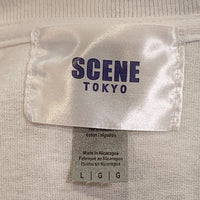 SCENE TOKYO シーントウキョウ おにぎりまん プリント Tシャツ ホワイト Size L 福生店