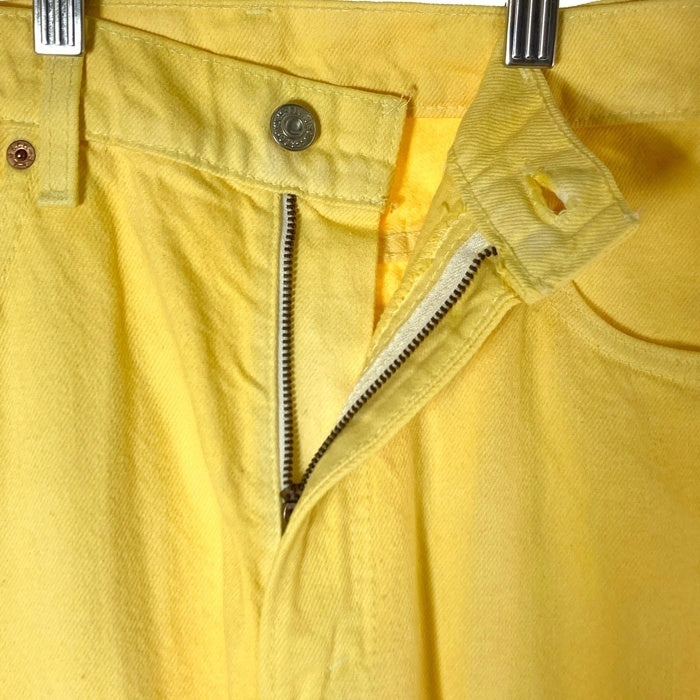 Levi's リーバイス 510-0251 USA製 ボタン裏525 デニムパンツ 後染めイエロー size33 瑞穂店