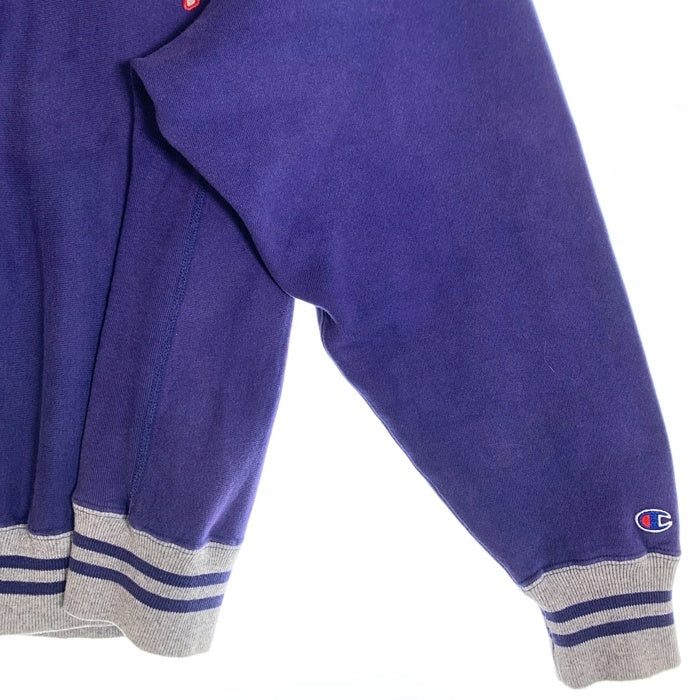 90's Champion チャンピオン REVERSE WEAVE リバースウィーブ クルーネック スウェット パープル USA製 Size X-LARGE 福生店