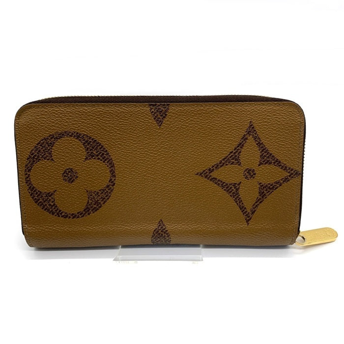 LOUIS VUITTON ルイ ヴィトン モノグラム・ジャイアント ジッピーウォレット リバース ラウンドファスナー 長財布 ブラウン M69353 福生店