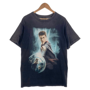 00's Harry Potter ハリーポッター 炎のゴブレット プリントTシャツ ブラック ムービー Size M-L 相当 福生店