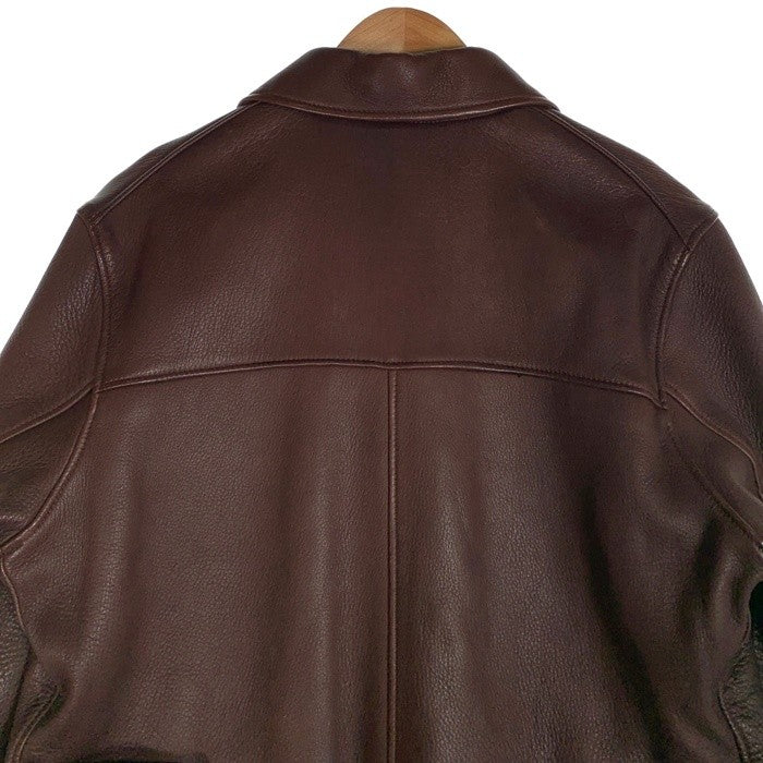 GLADHAND グラッドハンド ディアスキン レザージャケット ブラウン BYGH-16-AW-03 Size M 福生店