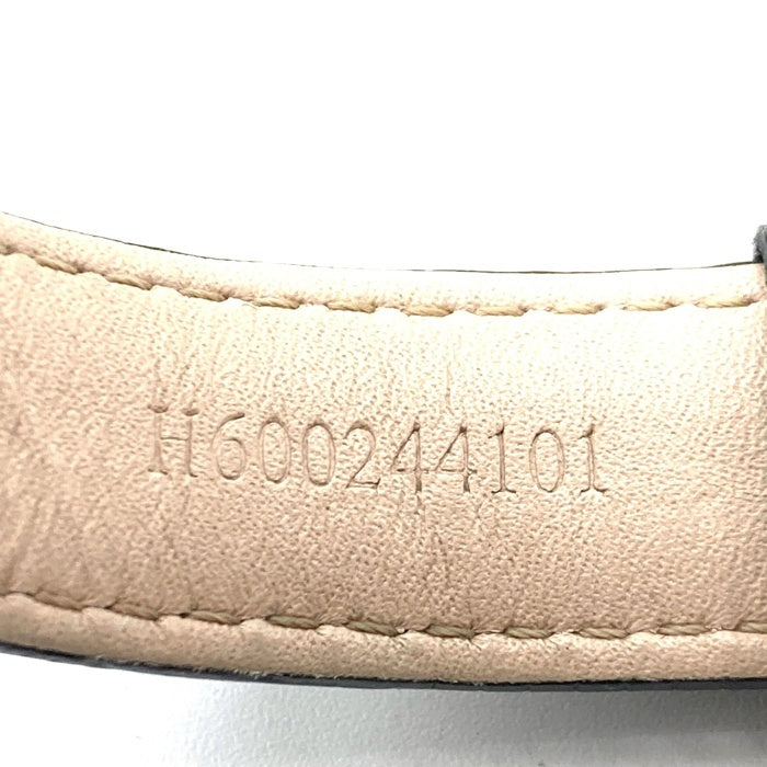 HAMILTON ハミルトン ベンチュラ SS QZ クォーツ腕時計 メンズ シルバー 黒文字盤 レザーベルト H244112 瑞穂店