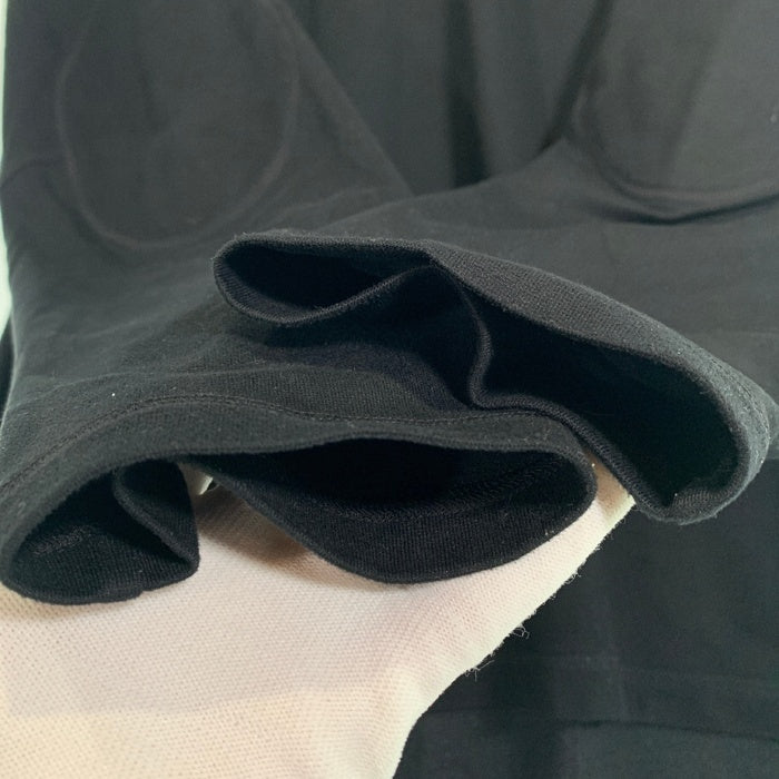 PRADA SPORT プラダスポーツ ハーフジップ プルオーバートップ 長袖 ブラック ポリエステル ラバーパッチ Size L 福生店