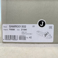 MARNI マルニ シャワーサンダル ラバー テリークロスアッパー ホワイト ブラック SAMR001302 Size 42 (27cm) 福生店