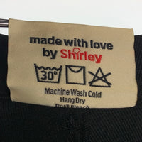 SHIRLEY シャーリー 1タック ワイドチノショートパンツ ブラック Size S 福生店