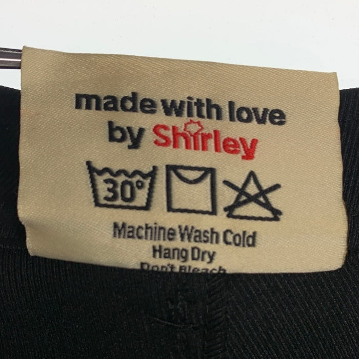 SHIRLEY シャーリー 1タック ワイドチノショートパンツ ブラック Size S 福生店