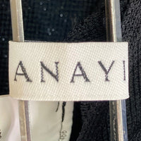 ANAYI アナイ 切り替えレースワンピース ブラック size36 瑞穂店