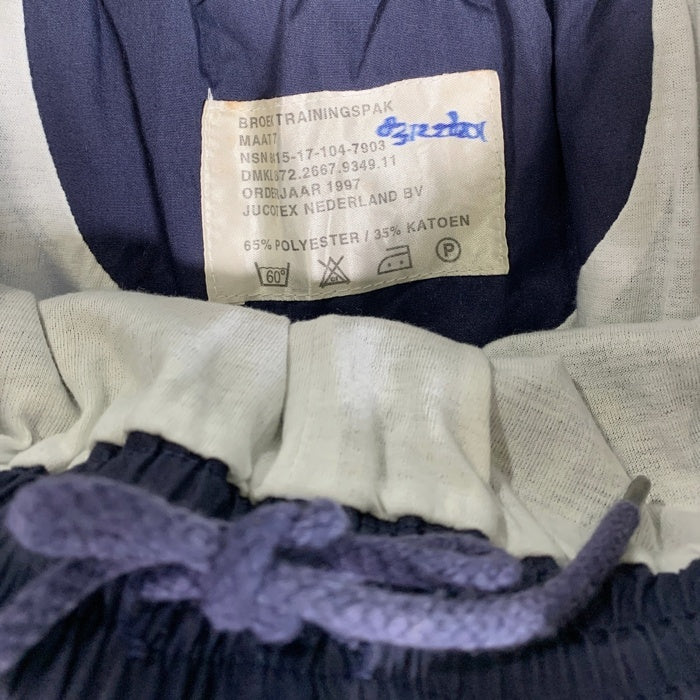 オランダ軍 トレーニングパンツ ネイビー NSN 8415-17-104-7903 Size M-L 相当 福生店