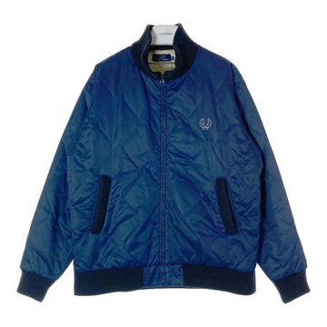 FRED PERRY フレッドペリー キルティング 中綿 ボンバージャケット ネイビー sizeO 瑞穂店