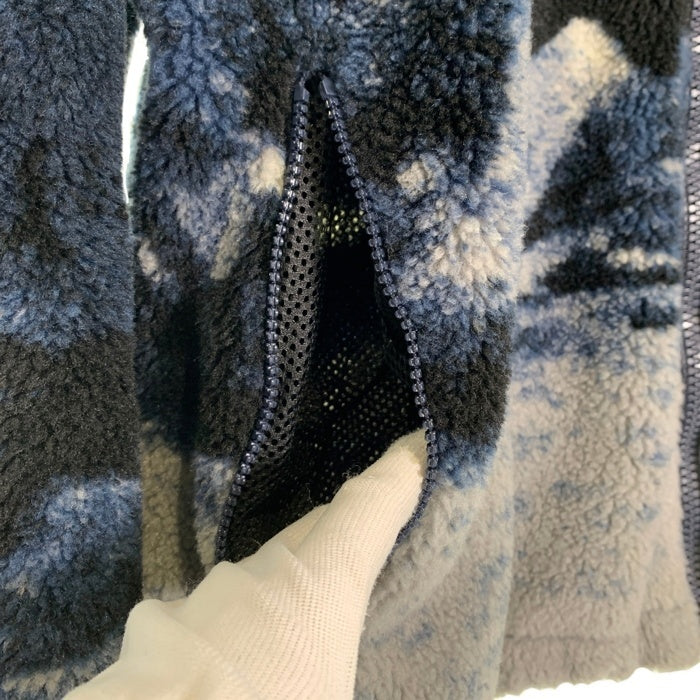 SNS Sneakersnstuff ジップアップ フリース ジャケット ブルー タイダイ Size L 福生店