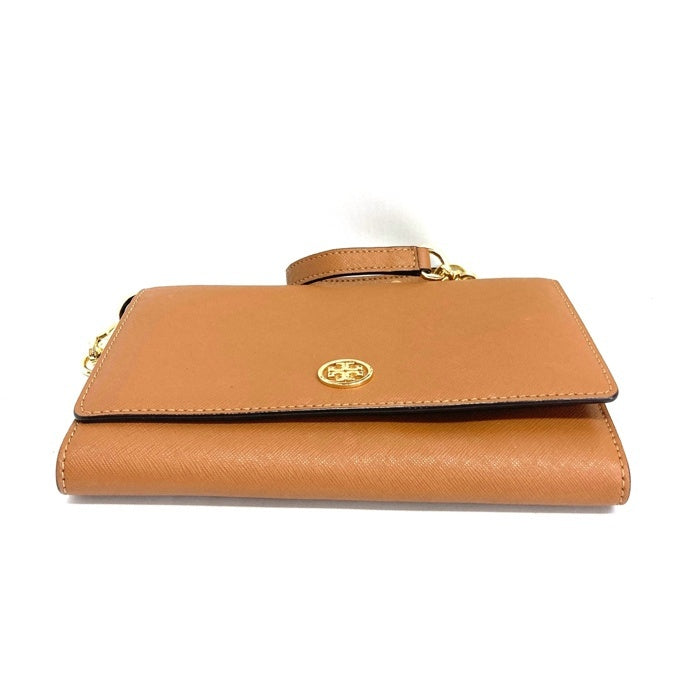 TORY BURCH トリーバーチ チェーン ショルダーウォレット ブラウン 瑞穂店