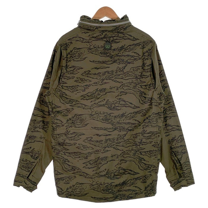 TD APPAREL Tactical Distributors コットン フィールドジャケット 総柄 グリーン Size L 福生店