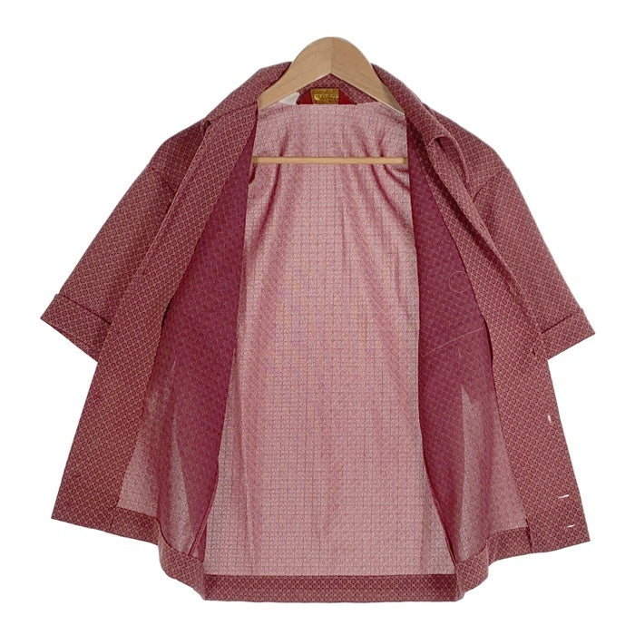 70's Sears シアーズ ヨーロピアンコレクション 開襟シャツ ボルドー ポリエステル Size M 福生店