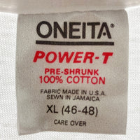 ONEITA オニータ POWER-T USA製 シングルステッチ 1990 NASCAR Sterling Marlin Tシャツ ホワイト sizeXL 瑞穂店