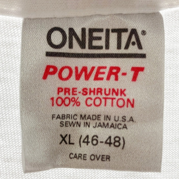 ONEITA オニータ POWER-T USA製 シングルステッチ 1990 NASCAR Sterling Marlin Tシャツ ホワイト sizeXL 瑞穂店