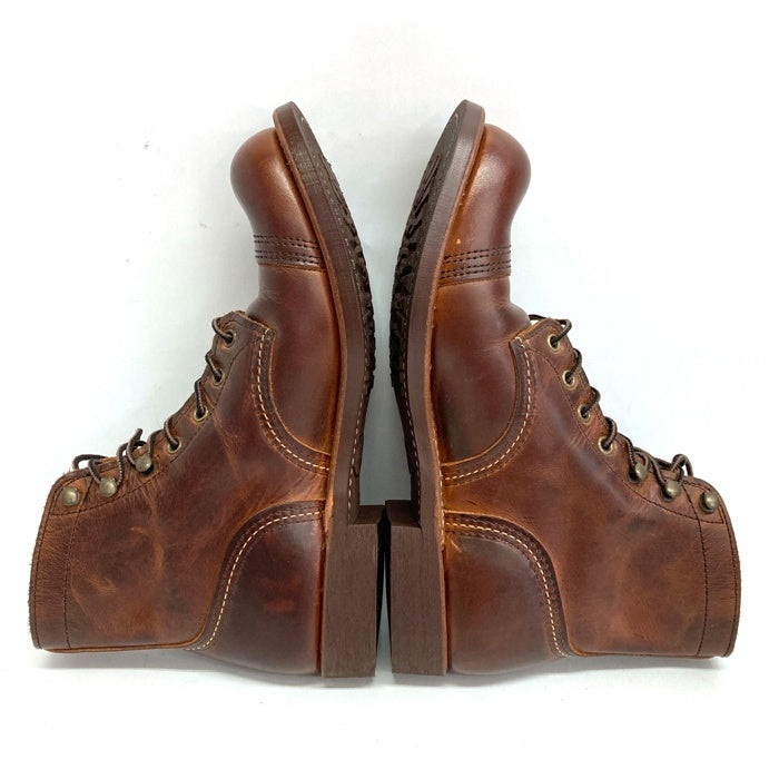 RED WING レッドウィング 8085 Iron Ranger アイアンレンジャー レザーワークブーツ ブラウン 07/21 Size 26.5cm 瑞穂店