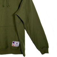 SUPREME シュプリーム 19SS Champion チャンピオン Outline Hooded Sweatshirt アウトライン プルオーバースウェットパーカー グリーン Size M 福生店