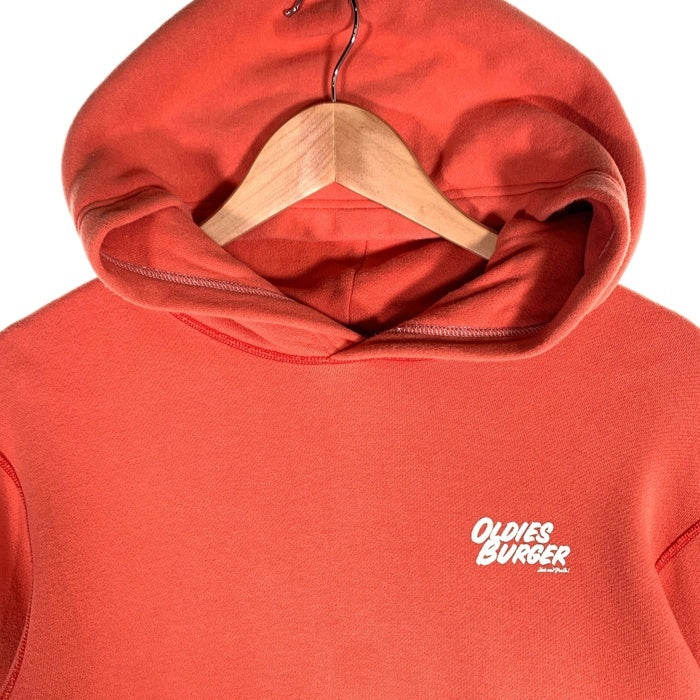 BURNS OUTFITTERS バーンズ アウトフィッターズ Cozun PT PULL PARKA OLDIES BURGER コズン プルパーカー オールディーズ バーガー フーディー ピンク BR-24394 Size XL 福生店