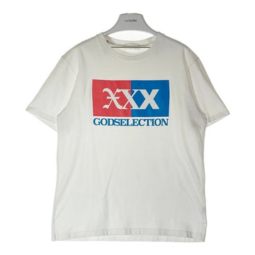 god selection xxx ゴッドセレクショントリプルエックス Tシャツ  ホワイト sizeL 瑞穂店