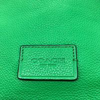 COACH コーチ 71709 ボディバッグ 斜め掛け レザー ロゴ型押し ライトグリーン 瑞穂店