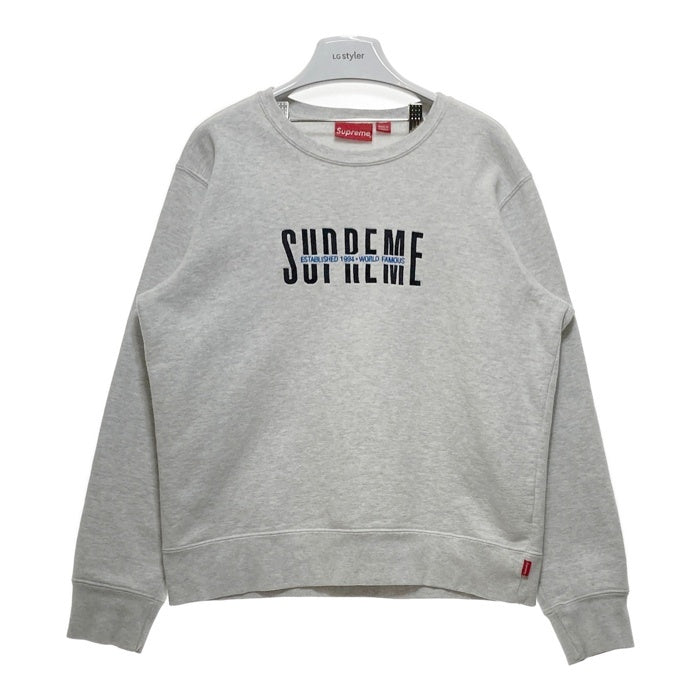 Supreme シュプリーム 18AW World Famous Crewneck グレー sizeS 瑞穂店
