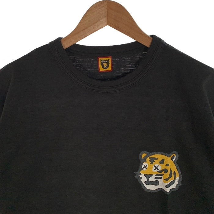 HUMAN MADE ヒューマンメイド 21SS KAWS カウズ T-SHIRT #4 Tシャツ ブラック タイガープリント XX22TE006 Size 2XL 福生店