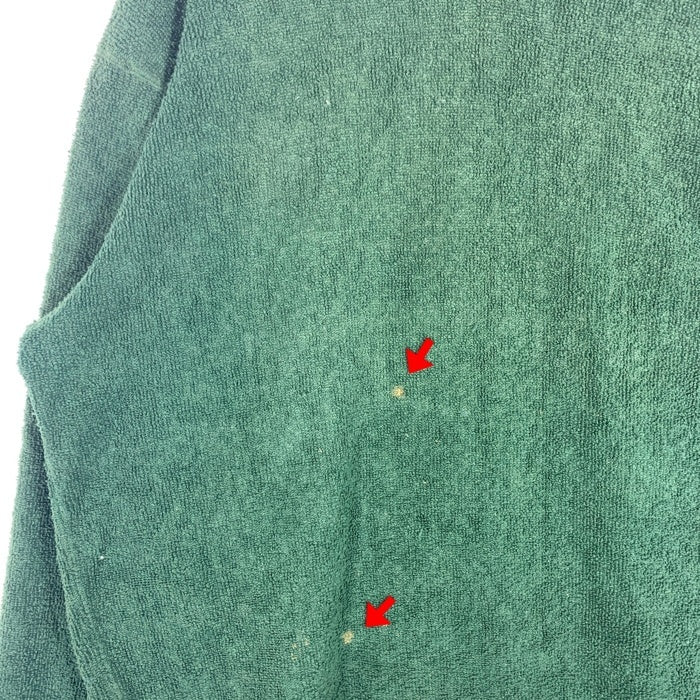 90's STUSSY ステューシー パイル地 Vネックトレーナー グリーン Size M 福生店