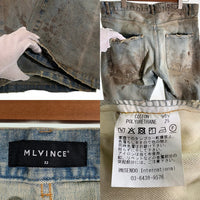 MLVINCE メルヴィンス 23AW DISTRESSED FLARE JEANS ダメージ加工 フレアデニムパンツ グレー Size 32 福生店
