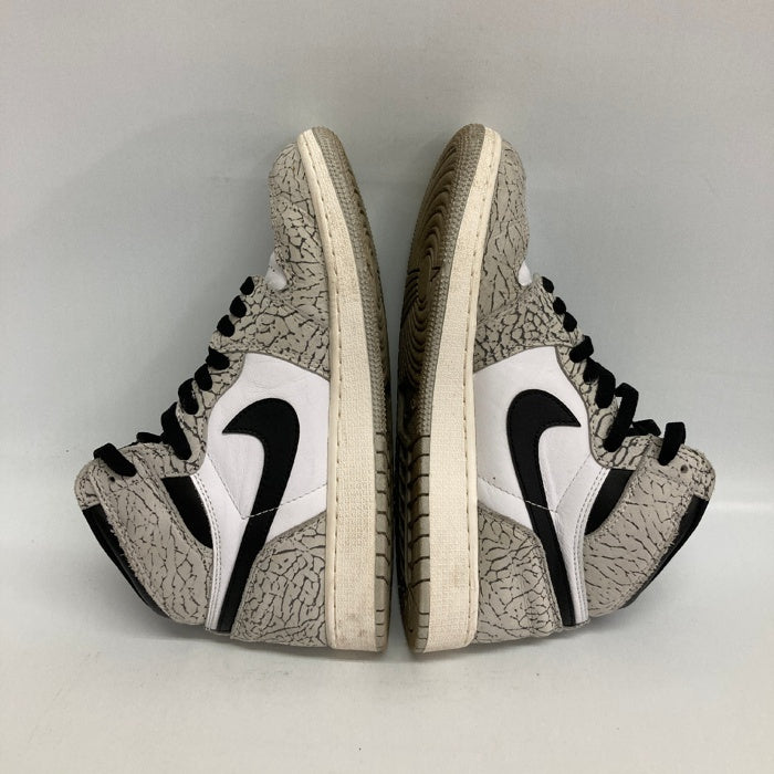 NIKE ナイキ GS Air Jordan 1 High OG White Cement エアジョーダン1 ハイ  スニーカー ホワイト size25cm 瑞穂店