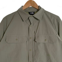 THE NORTH FACE ノースフェイス Sniktau Long-Sleeve Sun Shirt ロングスリーブシャツ 内メッシュ スナップボタン ライトグリーン NF0A7WO4 Size M 福生店