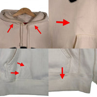 SUPREME シュプリーム 21AW Pearl Logo Hooded Sweatshirt パールロゴ プルオーバースウェットパーカー ホワイト Size M 福生店