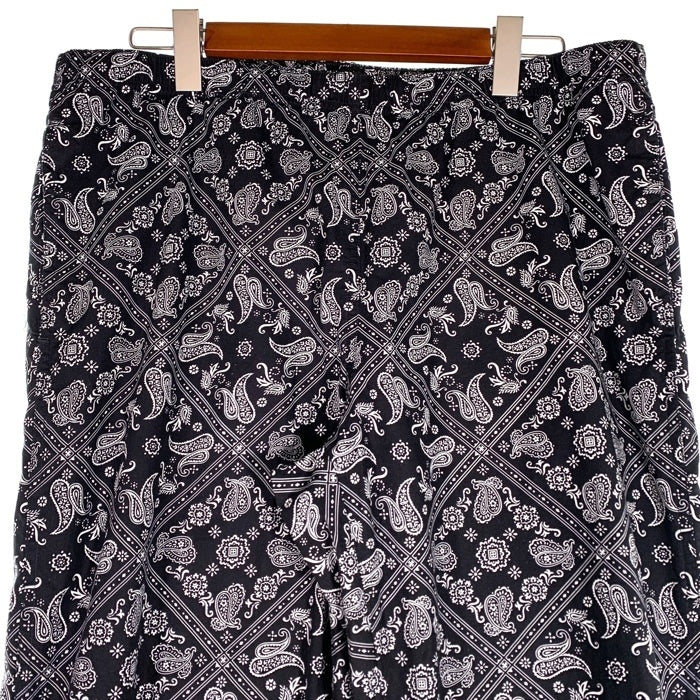 SUPREME シュプリーム 18SS Bandana Track Pant バンダナ トラック パンツ ブラック Size L 福生店