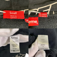 SUPREME シュプリーム 18SS Repeat Zip Up Hooded Sweatshirt ジップアップ フーディー パーカー ブラック カナダ製 Size S 福生店